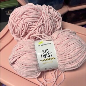 Big Twist Baby Bear Yarn Strawberry Smoothie